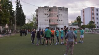 Rencontres qualificatives Mini football universitaire entre la direction des oeuvres universitaire de Bejaia et la selection de 61