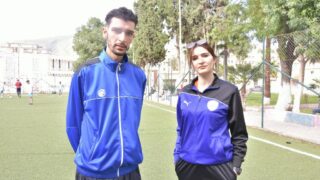 Rencontres qualificatives Mini football universitaire entre la direction des oeuvres universitaire de Bejaia et la selection de 66