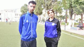 Rencontres qualificatives Mini football universitaire entre la direction des oeuvres universitaire de Bejaia et la selection de 67