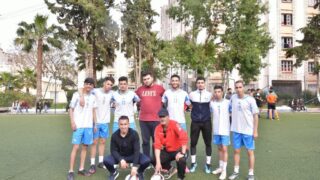 Rencontres qualificatives Mini football universitaire entre la direction des oeuvres universitaire de Bejaia et la selection de 74