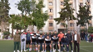 Rencontres qualificatives Mini football universitaire entre la direction des oeuvres universitaire de Bejaia et la selection de 78