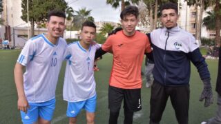 Rencontres qualificatives Mini football universitaire entre la direction des oeuvres universitaire de Bejaia et la selection de 81