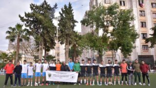 Rencontres qualificatives Mini football universitaire entre la direction des oeuvres universitaire de Bejaia et la selection de 85