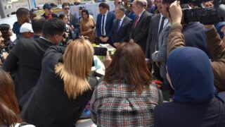 visite du ministre de lenseignement superieur Pr BADDARI 25 avril 2024 0049