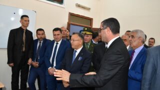 visite du ministre de lenseignement superieur Pr BADDARI 25 avril 2024 0100