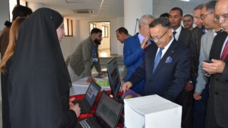 visite du ministre de lenseignement superieur Pr BADDARI 25 avril 2024 0131