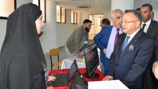 visite du ministre de lenseignement superieur Pr BADDARI 25 avril 2024 0133