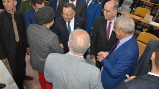 visite du ministre de lenseignement superieur Pr BADDARI 25 avril 2024 0217