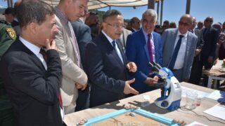 visite du ministre de lenseignement superieur Pr BADDARI 25 avril 2024 0259