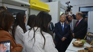 visite du ministre de lenseignement superieur Pr BADDARI 25 avril 2024 0349