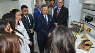 visite du ministre de lenseignement superieur Pr BADDARI 25 avril 2024 0350