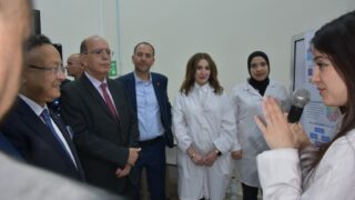 visite du ministre de lenseignement superieur Pr BADDARI 25 avril 2024 0353