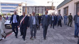 Visite du Pr Kamel BADDARI, MESRS à l'université de Bejaia 3 9 visite du ministre de lenseignement superieur Pr BADDARI 25 avril 2024 0458