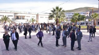 Visite du Pr Kamel BADDARI, MESRS à l'université de Bejaia 3 13 visite du ministre de lenseignement superieur Pr BADDARI 25 avril 2024 0462