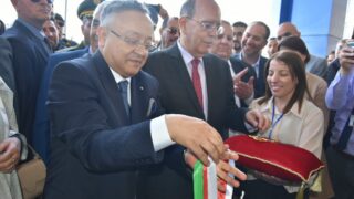 Visite du Pr Kamel BADDARI, MESRS à l'université de Bejaia 3 19 visite du ministre de lenseignement superieur Pr BADDARI 25 avril 2024 0468