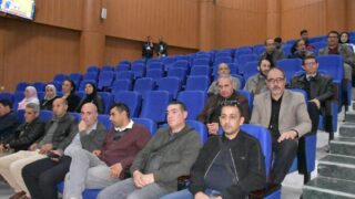 Visite du Pr Kamel BADDARI, MESRS à l'université de Bejaia 3 101 visite du ministre de lenseignement superieur Pr BADDARI 25 avril 2024 0550