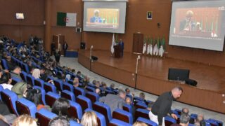 Visite du Pr Kamel BADDARI, MESRS à l'université de Bejaia 3 104 visite du ministre de lenseignement superieur Pr BADDARI 25 avril 2024 0553