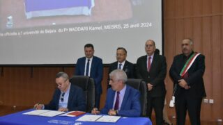 Visite du Pr Kamel BADDARI, MESRS à l'université de Bejaia 3 184 visite du ministre de lenseignement superieur Pr BADDARI 25 avril 2024 0633