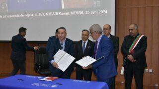 Visite du Pr Kamel BADDARI, MESRS à l'université de Bejaia 3 190 visite du ministre de lenseignement superieur Pr BADDARI 25 avril 2024 0639