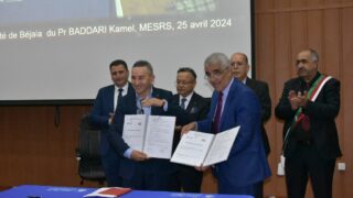 Visite du Pr Kamel BADDARI, MESRS à l'université de Bejaia 3 192 visite du ministre de lenseignement superieur Pr BADDARI 25 avril 2024 0641