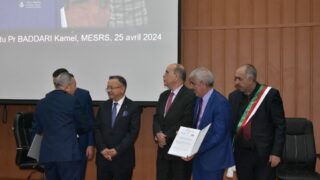 Visite du Pr Kamel BADDARI, MESRS à l'université de Bejaia 3 195 visite du ministre de lenseignement superieur Pr BADDARI 25 avril 2024 0644