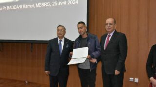 Visite du Pr Kamel BADDARI, MESRS à l'université de Bejaia 3 200 visite du ministre de lenseignement superieur Pr BADDARI 25 avril 2024 0649