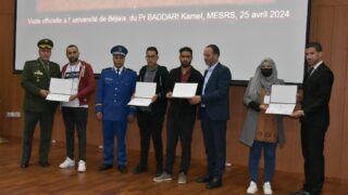 Visite du Pr Kamel BADDARI, MESRS à l'université de Bejaia 3 205 visite du ministre de lenseignement superieur Pr BADDARI 25 avril 2024 0654