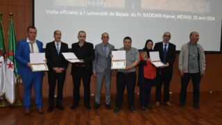 Visite du Pr Kamel BADDARI, MESRS à l'université de Bejaia 3 218 visite du ministre de lenseignement superieur Pr BADDARI 25 avril 2024 0667