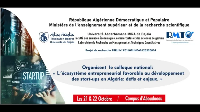 Ecosystème entrepreneurial favorable au développement des startups en Algérie : Défis et enjeux