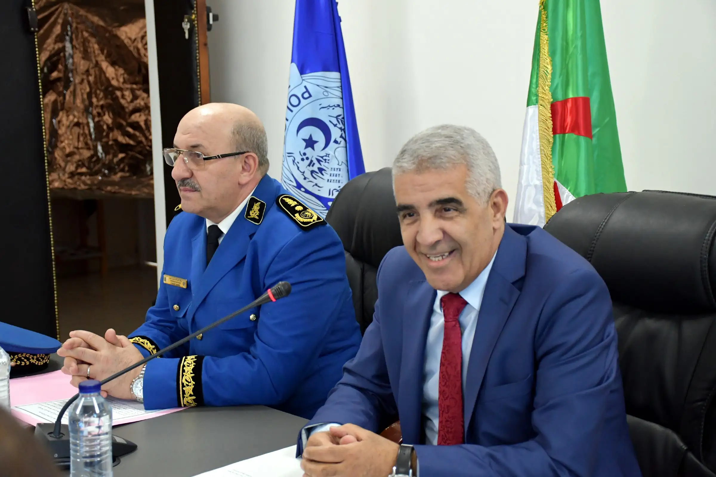 توقيع اتفاقية بين جامعة عبد الرحمان ميرة ببجاية ومديرية الأمن لولاية بجاية 25 Convention univ bejaia surete bejaia 25 03 26 15