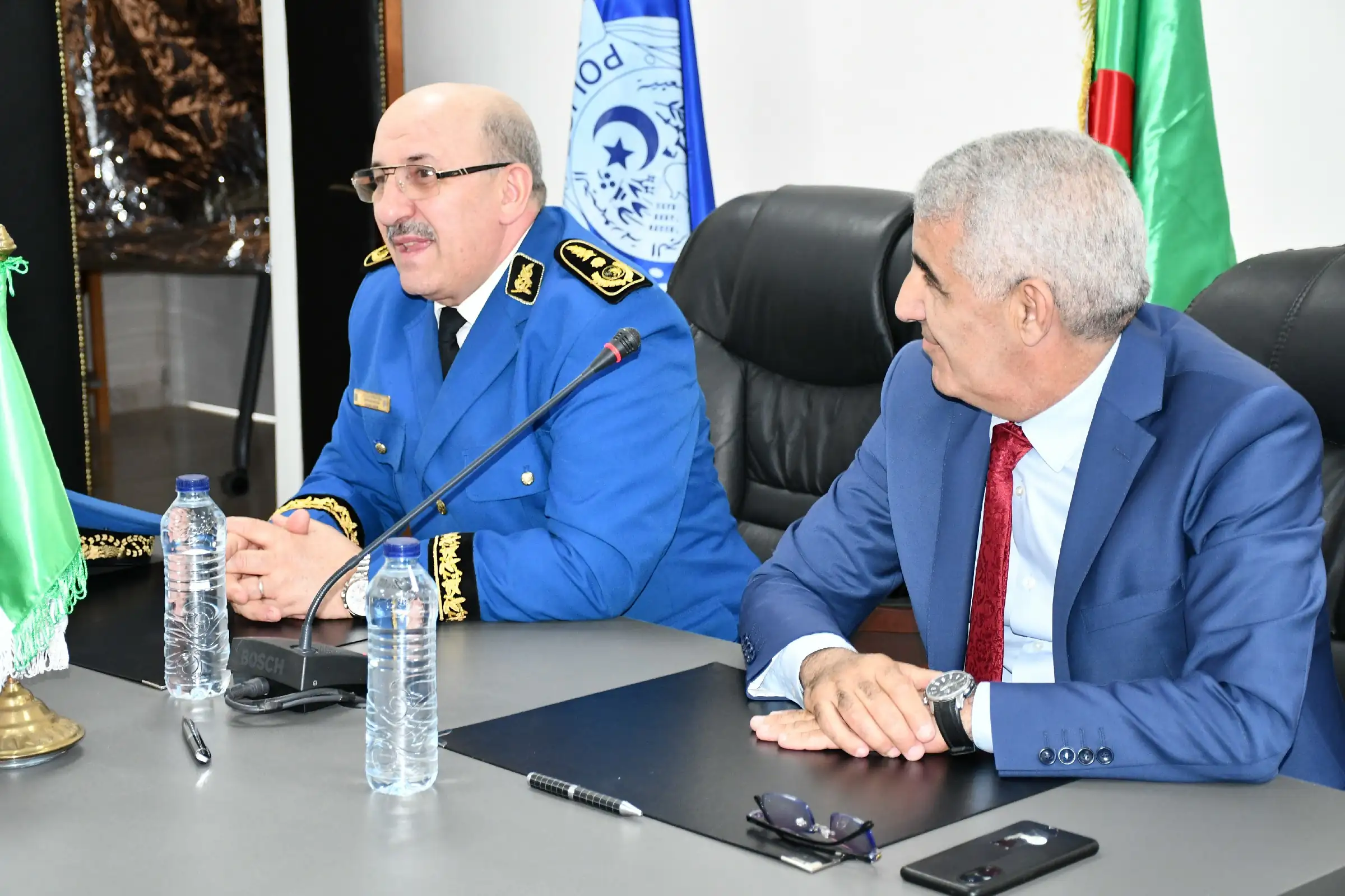 توقيع اتفاقية بين جامعة عبد الرحمان ميرة ببجاية ومديرية الأمن لولاية بجاية 44 Convention univ bejaia surete bejaia 25 03 26 44